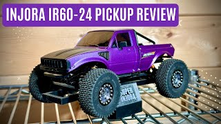 Injora IR6024 Pickup Hard Body for SCX24  First Look amp Review [upl. by Enenaj]