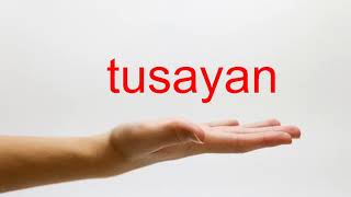 How to Pronounce tusayan  American English [upl. by Karame]