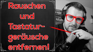 🎙️ Rauschen und Tastaturgeräusche im Stream entfernen Rauschunterdrückung amp NoiseGate Filter [upl. by Eetak888]