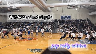 DEFCON school vlog  pep rally edition [upl. by Ahsik318]