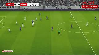 Real Madrid vs Barcelona  LaLiga 2024  eFOOTBALL PES21 Gameplay PLSL 767 [upl. by Mossman391]