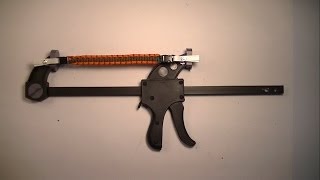 How to make a Paracord Jig Using 12 in Ratchet Bar ClampSpreader [upl. by Manno]