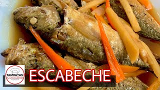 ESCABECHE  ESKABETSE ISDA  EASY AND SIMPLE TO FOLLOW  Tambayan Cooking Lutong Bahay [upl. by Esil]