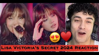 Reacting to Victoria’s Secret 2024 Fashion Show Lisas ROCKSTAR Performance [upl. by Arteid816]