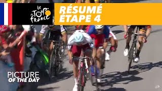 Résumé  Étape 4  Tour de France 2017 [upl. by Ayanahs116]