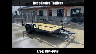 2023 Lamar 77x12 Utility Landscape Trailer 5200 GVW [upl. by Firestone]