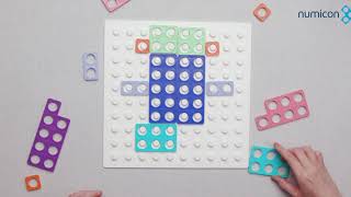 EYFS How to make a Numicon robot pattern [upl. by Coretta]