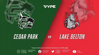 VYPE Game of the Week  Cedar Park vs Lake Belton Football [upl. by Averi]