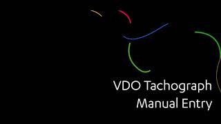 VDO Manual Entry [upl. by Saphra]