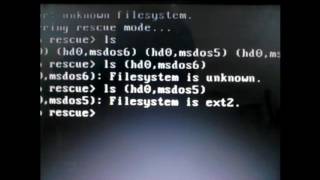 No Such partition found Grub rescue mode Recovery [upl. by Luedtke]