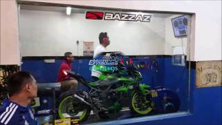 Kawasaki Z250SL  PowerTRONIC ECU Dyno Tuning  Motodynamics Technology Malaysia [upl. by Olegna]