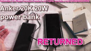 Power Bank Emergency Power Anker PowerCore Essential 20000 PD Portable Charger REVIEW [upl. by Adeline]