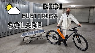 Ho Costruito una Bici Elettrica Solare Autonoma ENGWE P275 PRO con Carrello Fotovoltaico  Fai Da Te [upl. by Names25]