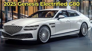 2025 Genesis Electrified G80 Revealed  Greater Range and Longer Body [upl. by French]