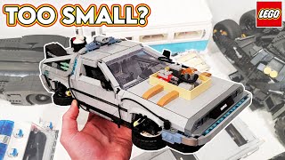 LEGO DeLorean Size Comparison Too Small [upl. by Olney]