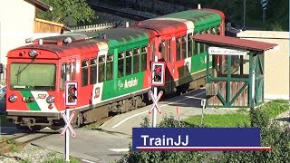 Austria  Murau  Murtalbahn  Züge am Bahnhof  Kreischberg  STLB  Steiermärkische Landesbahn [upl. by Omle674]