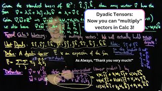 Dyadic Tensors An Introduction [upl. by Ettenna]