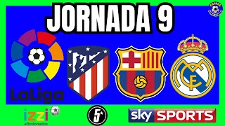 ⚽🔥LA LIGA ESPAÑOLA  JORNADA 9🔥⚽ [upl. by Eldora]