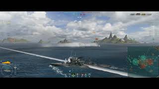 WoWS Replay Warspite  Fragwürdige Aktionen [upl. by Lotti]