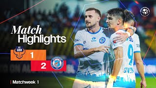 Match Highlights  FC Goa 12 Jamshedpur FC  MW 1  ISL 202425 [upl. by Anairuy533]