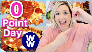 0 POINT MEALS FULL DAY WEIGHT WATCHERS [upl. by Pallaton239]