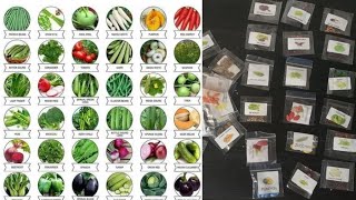 45 Varieties Vegetable Seeds [upl. by Crystie]