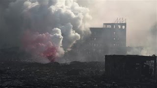 China Explosions Blasts Rock Tianjin [upl. by Leodora]