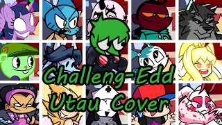 ChallengEdd but Everyone Sings It FNF ChallengEdd but Everyone Sings It  UTAU Cover [upl. by Ilrac]