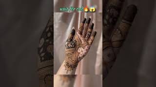 Wao 🤩 simple amp unique mehndi designs new mehndi design mehndi shorts ytshorts [upl. by Ellerey]