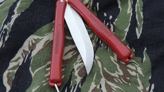 Hackman Finland CIA Butterfly Knife  Retro Knives [upl. by Ggerk]