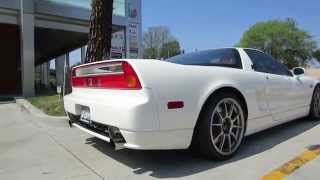 White 1991 Acura NSX [upl. by Arrio804]