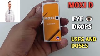 MOXIFLOXACIN EYE DROPS  MOXI D EYE DROP HINDI [upl. by Yesnik]