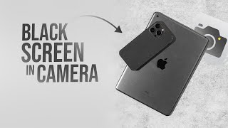 How to Fix iPad Camera Black Screen tutorial [upl. by Hartman]