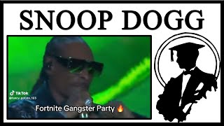 Snoop Dogg Threw A Fortnite Gangsta Party [upl. by Llerrehc]