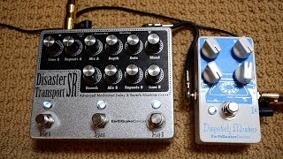 Combining Delay and Reverb  The Dispatch Master and Disaster Transport SR from Earthquaker Devices [upl. by Acinorrev]