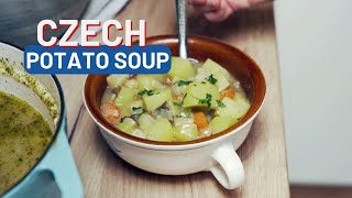 Czech Potato Soup Bramboracka [upl. by Assiron]