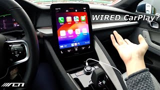 2024 Polestar 2 Interior and Technology Review Wired CarPlay ONLY [upl. by Arianne]