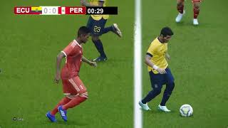 🔴EN VIVO ECUADOR vs PERÚ  Eliminatorias Sudamericanas 2024  PES 21 Simulation Gameplay [upl. by Grounds]