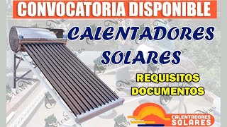 🥳🔔 SOLICITA UN CALENTADOR GRATIS ✅🤑 Convocatoria Programa DISPONIBLE ESTOS SON LOS REQUISITOS [upl. by Atikahs]