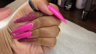 Pink caviar beads  ASMR type video [upl. by Broadbent152]