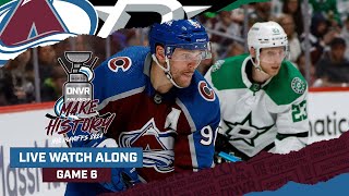 DNVR Avalanche Watch Along Colorado Avalanche vs Dallas Stars  Round 2 Game 6 [upl. by Papagena]