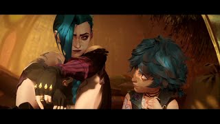 Arcane Season 2 But Its Only Jinx And Isha Moments Music Video [upl. by Gradey]