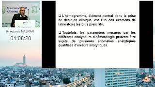 Aspect analytique de lhémogramme Comment remédier aux erreurs Pr Azlarab MASRAR [upl. by Suellen]