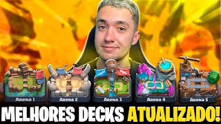 MELHOR DECK DA ARENA 1 ATÉ A ARENA 5 EM 2023 ATUALIZADO NO CLASH ROYALE [upl. by Yelsnik90]