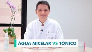 ÁGUA MICELAR VS TÔNICO  Acqua Micellare  ADA TINA [upl. by Peisch744]