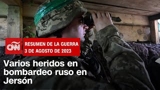 Resumen de la guerra de Rusia en Ucrania 3 de agosto de 2023 [upl. by Blackstock328]