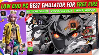 2024 New LowEnd Emulator For Free Fire Low End PC  Best Emulator For 2GB Ram Without Graphic Card [upl. by Ennayehc]