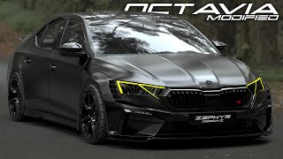 Skoda OCTAVIA VRS 2024 Facelift HARDCORE Widebody MODIFIED Concept [upl. by Emerick]