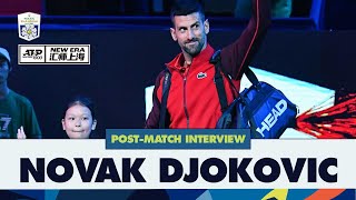 quotMy Chinese Has Regressedquot Novak Djokovic Reacts To Defeating Alex Michelsen In Shanghai [upl. by Kordula]