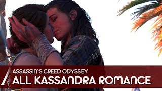 Kassandra Romance  Assassins Creed Odyssey All Scenes with Timestamps [upl. by Heindrick986]